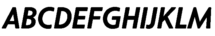 Citron Grotesque Bold Italic Font UPPERCASE
