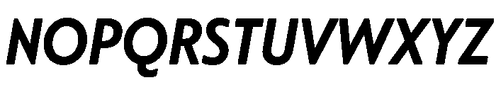 Citron Grotesque Bold Italic Font UPPERCASE