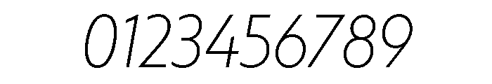 Citron Grotesque Extra Light Italic Font OTHER CHARS