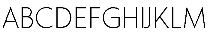 Citron Grotesque Extra Light Font UPPERCASE