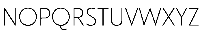 Citron Grotesque Extra Light Font UPPERCASE