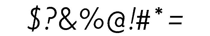 Citron Grotesque Light Italic Font OTHER CHARS