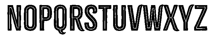 Citrus Gothic Inline Regular Font UPPERCASE