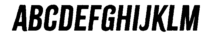 Citrus Gothic Rough Regular Italic FONT