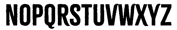 Citrus Gothic Rough Regular Font UPPERCASE
