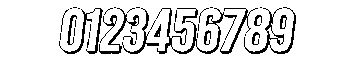 Citrus Gothic Shadow Regular Italic Font OTHER CHARS