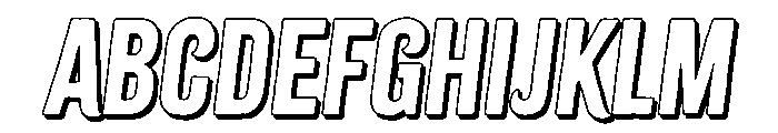 Citrus Gothic Shadow Regular Italic FONT