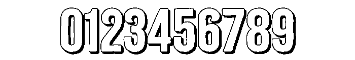 Citrus Gothic Shadow Regular Font OTHER CHARS
