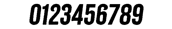 Citrus Gothic Solid Regular Italic Font OTHER CHARS