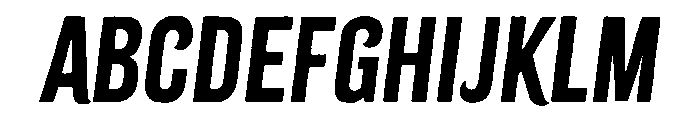 Citrus Gothic Solid Regular Italic FONT