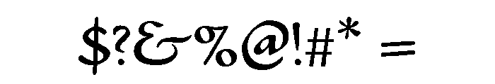 Civilité No. 11 Font OTHER CHARS