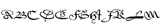 Civilité No. 11 Font UPPERCASE
