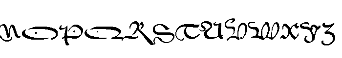 Civilité No. 11 Font UPPERCASE