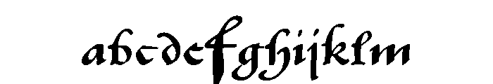 Civilité No. 11 FONT