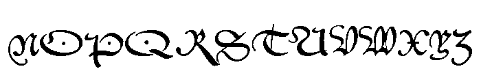 Civilité No. 12 Font UPPERCASE