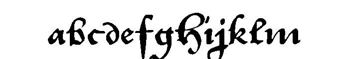 Civilité No. 12 FONT