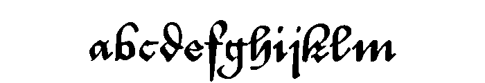Civilité No. 14 FONT
