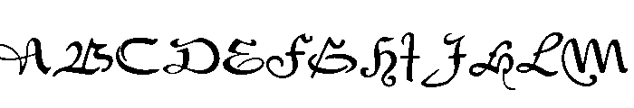 Civilité No. 30 Font UPPERCASE