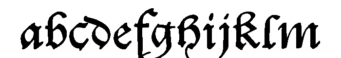 Civilité No. 30 FONT