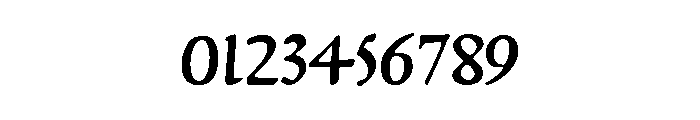 Civilité No. 8 Font OTHER CHARS