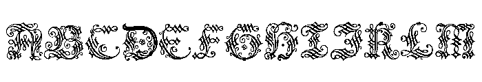Civilité Titling Font UPPERCASE