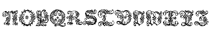 Civilité Titling Font UPPERCASE