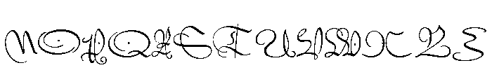 Civilité Titling Font LOWERCASE