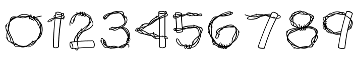 CK Barbed Wire Font OTHER CHARS