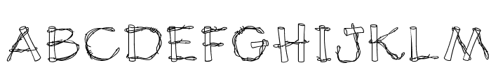 CK Barbed Wire Font UPPERCASE