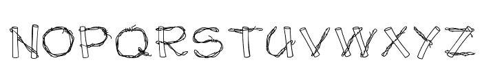 CK Barbed Wire Font LOWERCASE