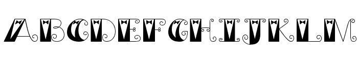 CK Black Tie Font UPPERCASE