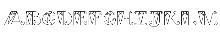 CK Black Tie Font LOWERCASE