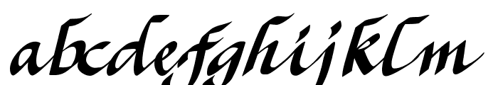 CK Calligraphy Font LOWERCASE