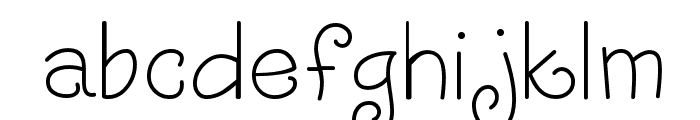 CK Curly Font LOWERCASE