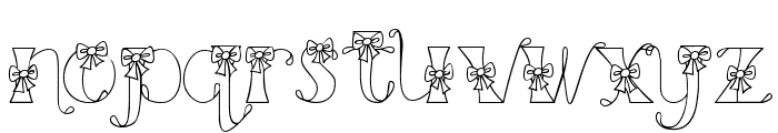 CK Sweet Bows Font LOWERCASE