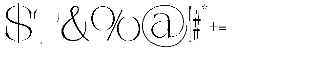 CKR Serif Extra Light Semi Expanded Font OTHER CHARS
