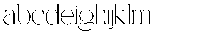 CKR Serif Extra Light Semi Expanded FONT