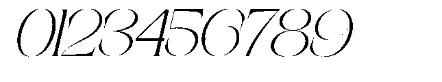 CKR Serif Light Slanted Font OTHER CHARS