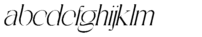 CKR Serif Light Slanted FONT