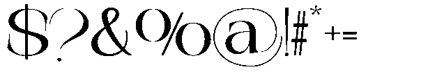 CKR Serif Medium Extra Expanded Font OTHER CHARS