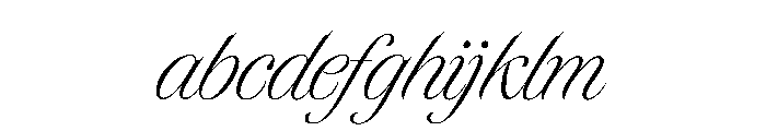 Classic Ruby Script Light FONT