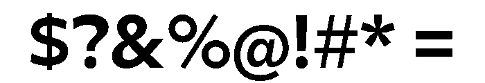 Clear Pro Arabic Bold Font OTHER CHARS