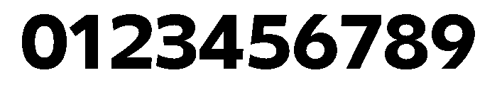 Clear Pro Arabic ExtraBold Font OTHER CHARS