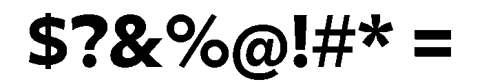 Clear Pro Arabic ExtraBold Font OTHER CHARS