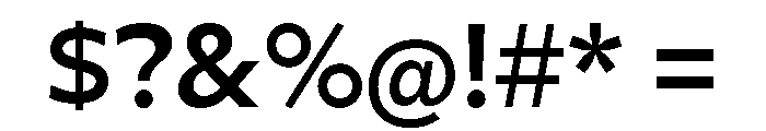 Clear Pro Arabic SemiBold Font OTHER CHARS