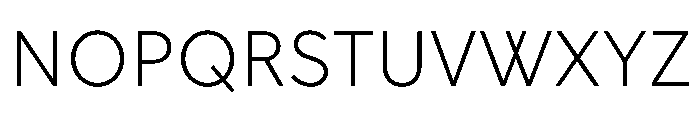 Clother Arabic Extra Light Font UPPERCASE