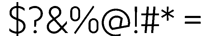 Clother Extra Light Font OTHER CHARS