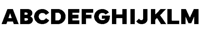 Clother Heavy Font UPPERCASE