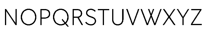 Clother Light Font UPPERCASE