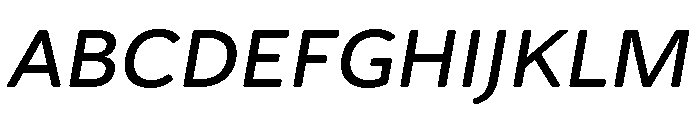 Clother Semibold Italic Font UPPERCASE